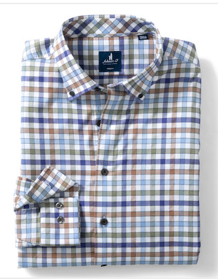 Johnnie-O Cedar Check Button Down