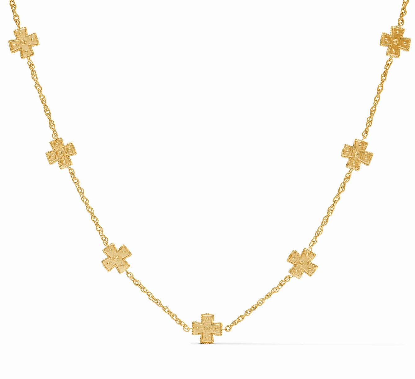 Julie Vos Canterbury Delicate Station Necklace