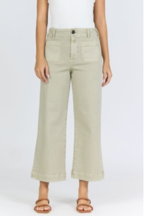 Dear John Audrey Cropped Wide Leg Pant