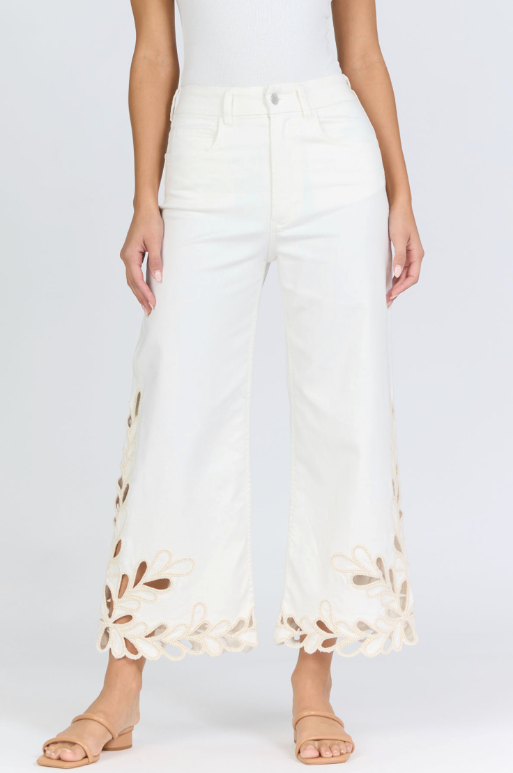 Dear John Audrey Cropped Wide Leg Pant