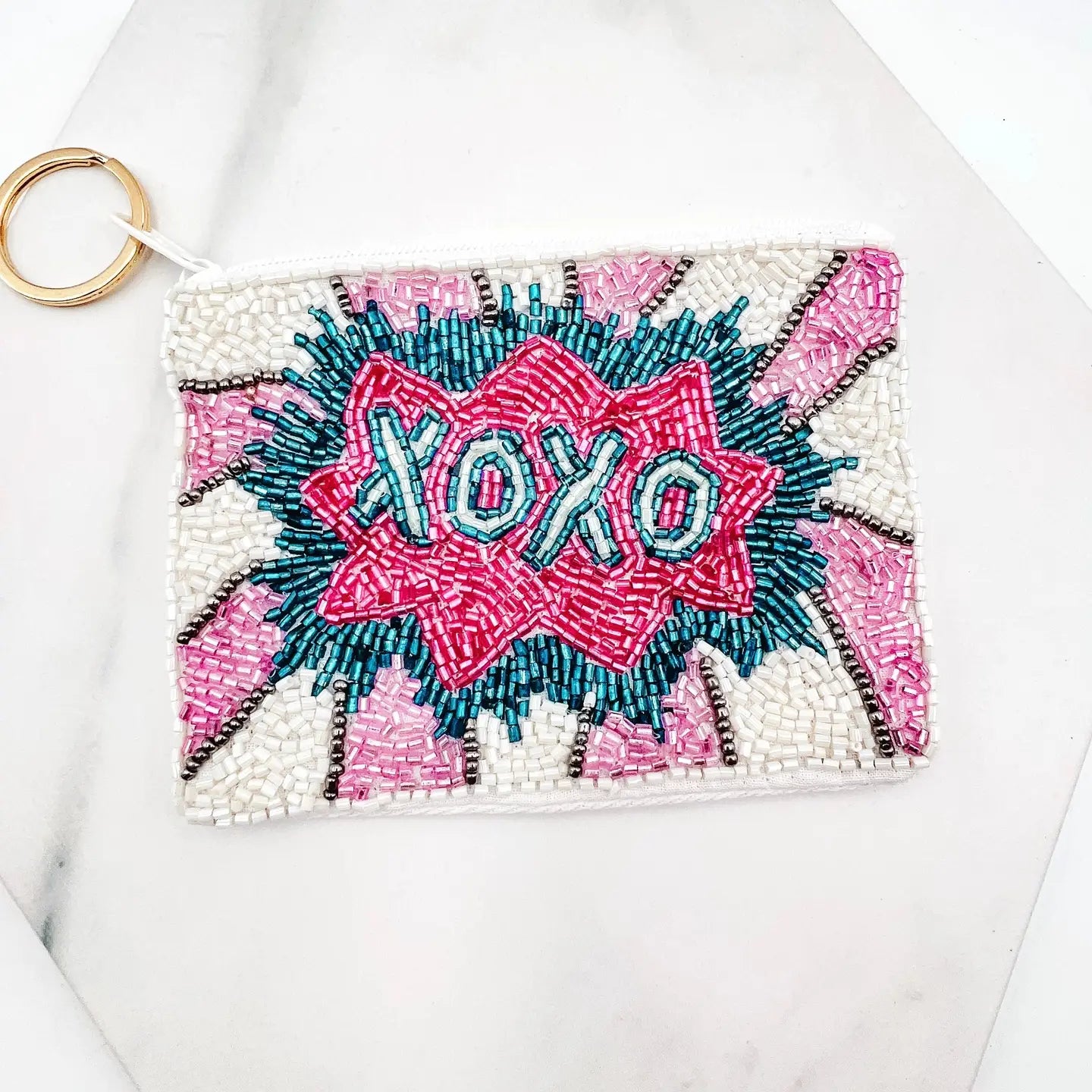 Treasure Jewels Beaded Pouch