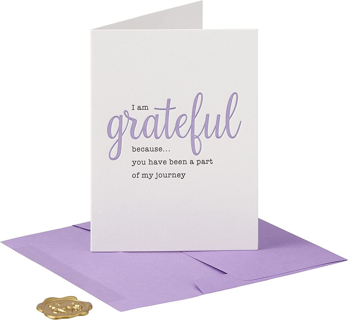 NIQUEAD I Am Grateful Greeting Card