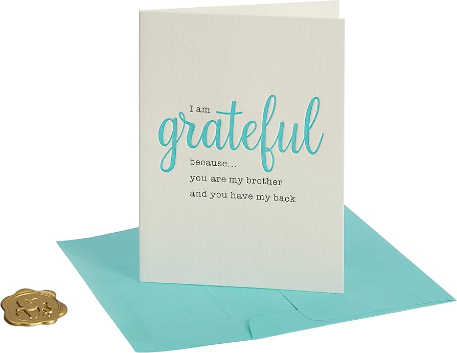 NIQUEAD I Am Grateful Greeting Card