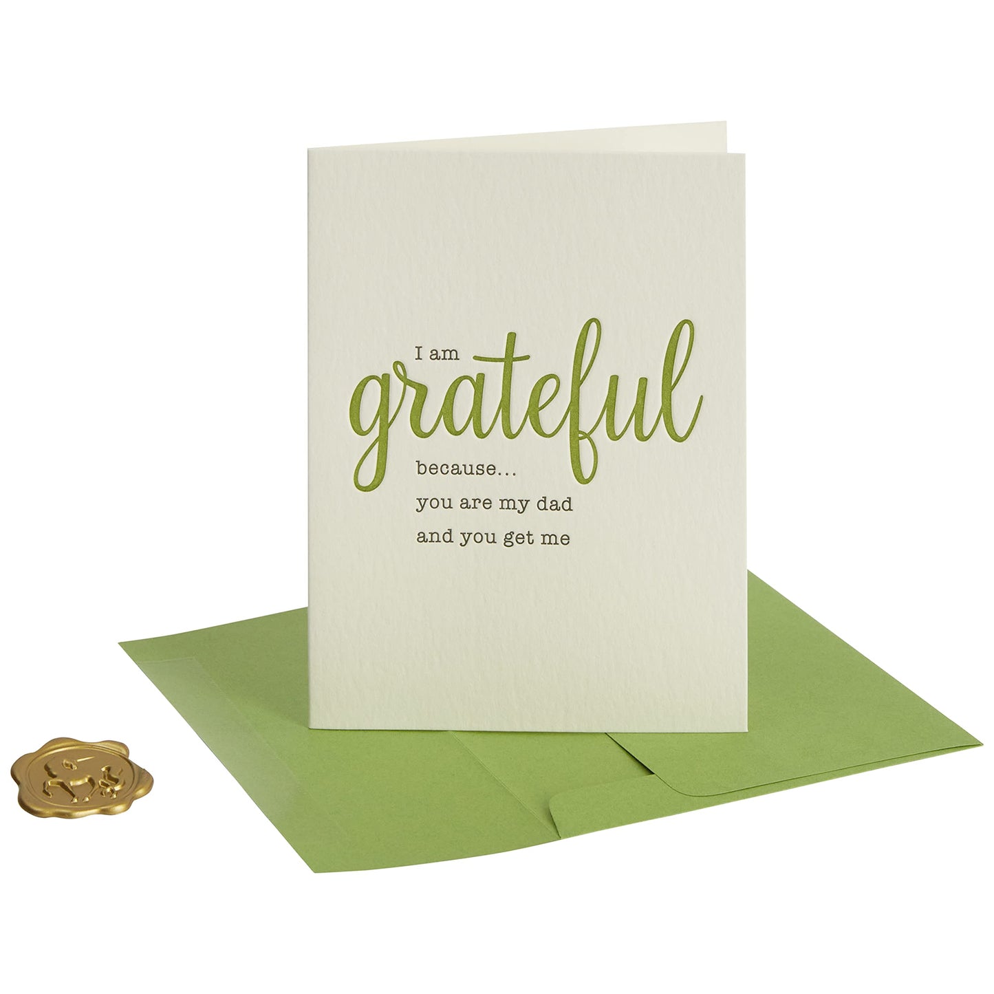 NIQUEAD I Am Grateful Greeting Card