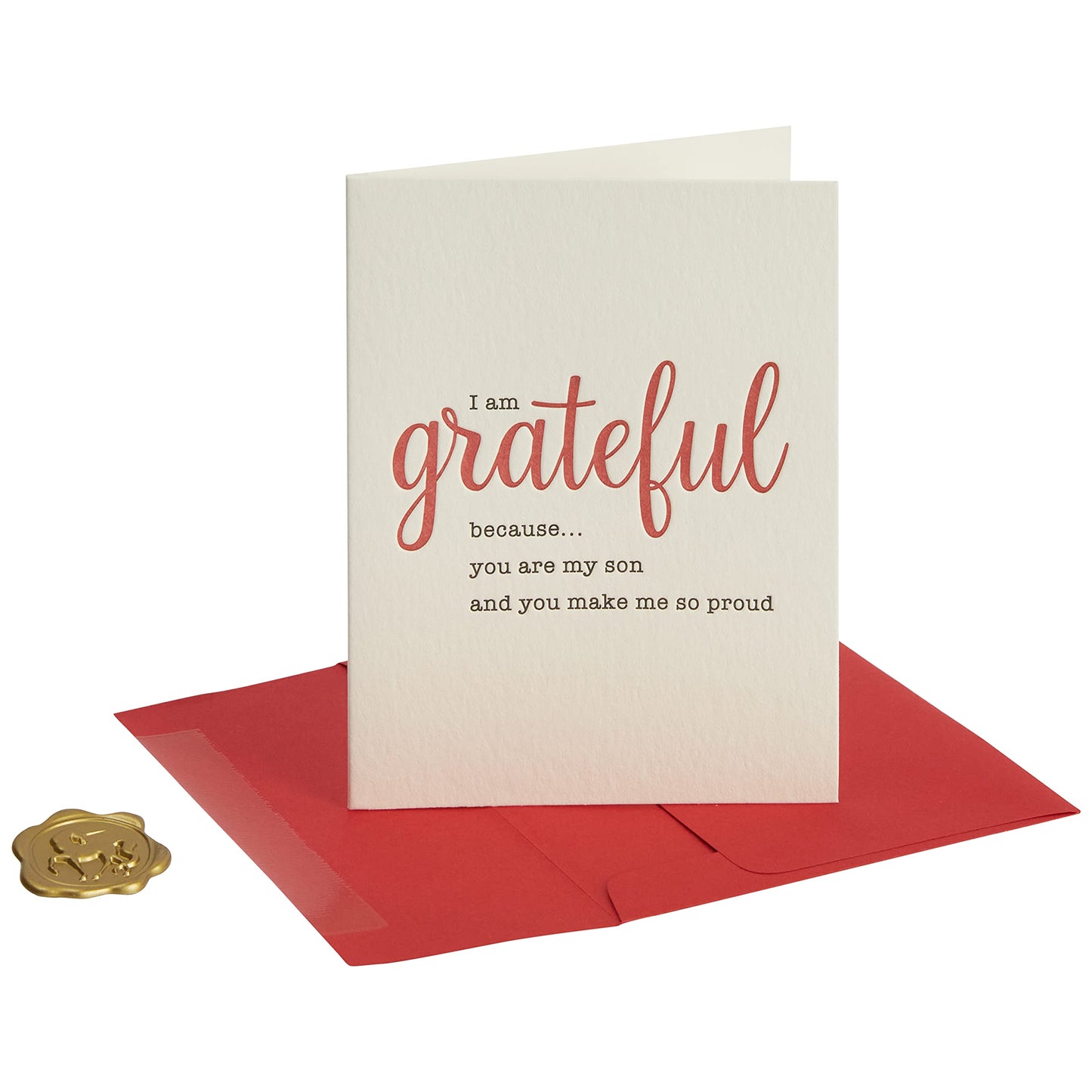 NIQUEAD I Am Grateful Greeting Card