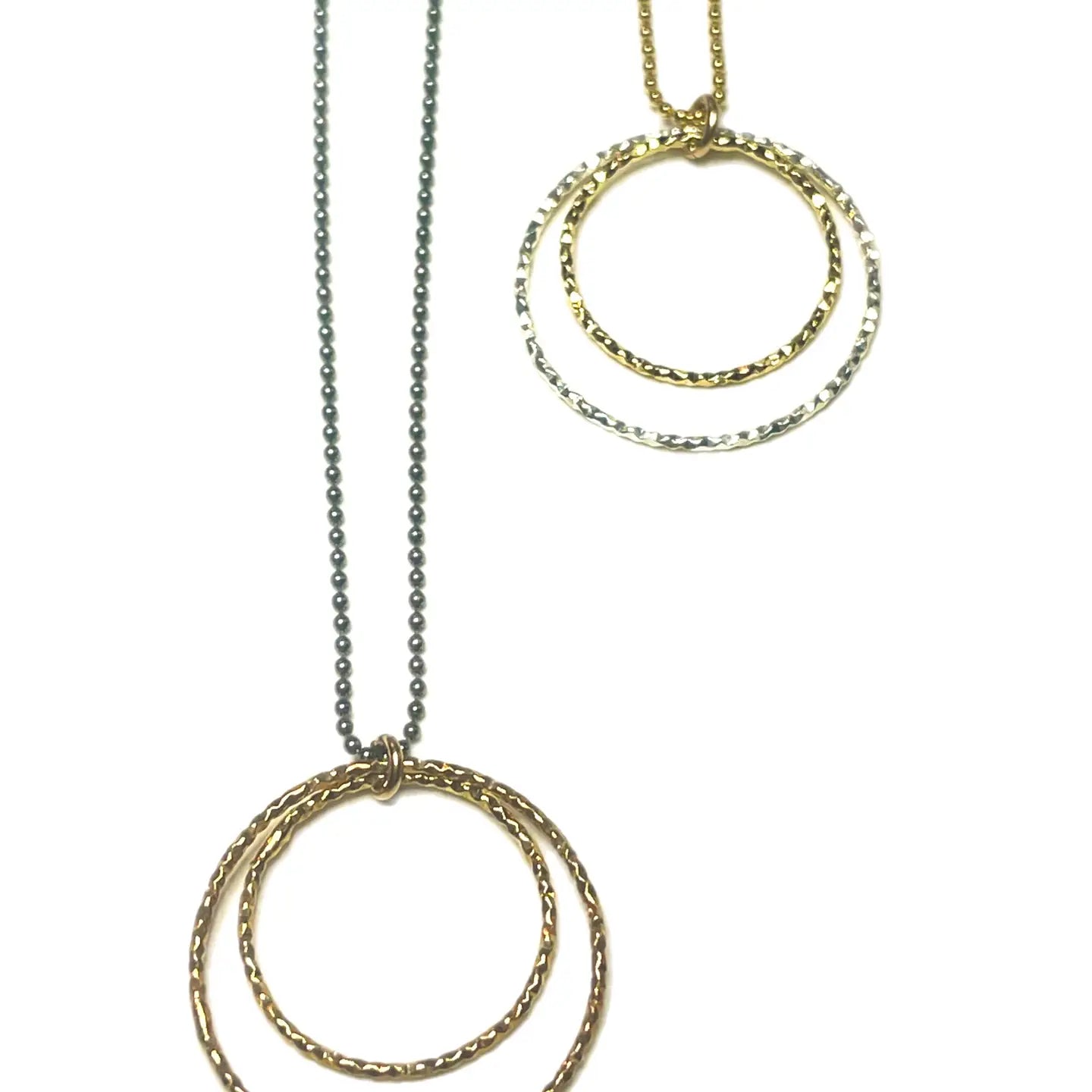 LJ Sonder Margo Double Circle Necklace