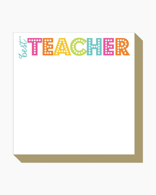 Roseanne Beck Best Teacher Notepad