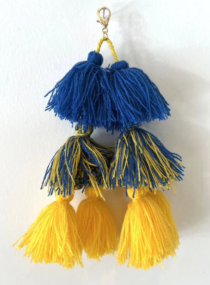 Sheer Gear Pom Pom Tassels
