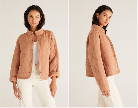 Z Supply Redwood Quilted Jacket