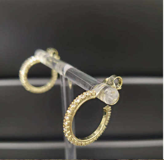 Sheila Fajl Gama Petite CZ Hoops