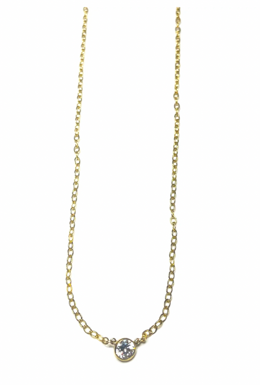 LJ Sonder Steph-N Necklace w/Solitaire CZ Connector