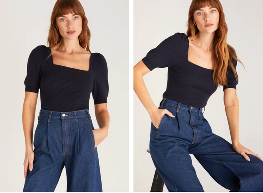 Z Supply Sibyl SS Sweater Top