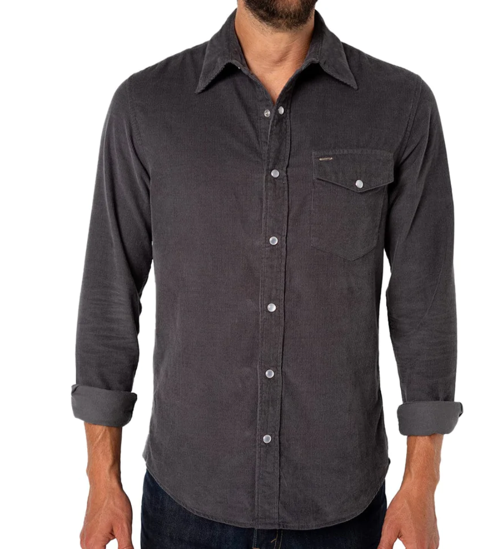 Criquet Corduroy Pearl Snap Button Down