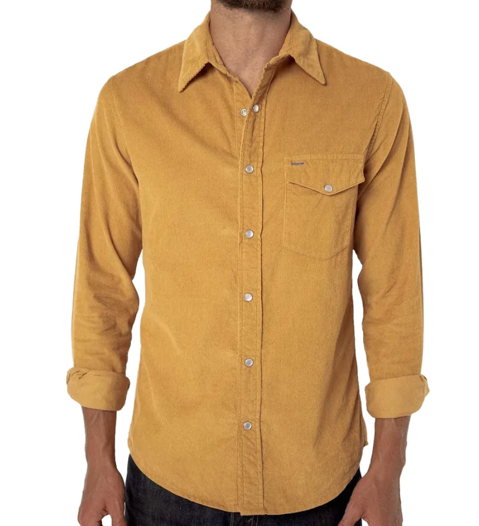 Criquet Corduroy Pearl Snap Button Down