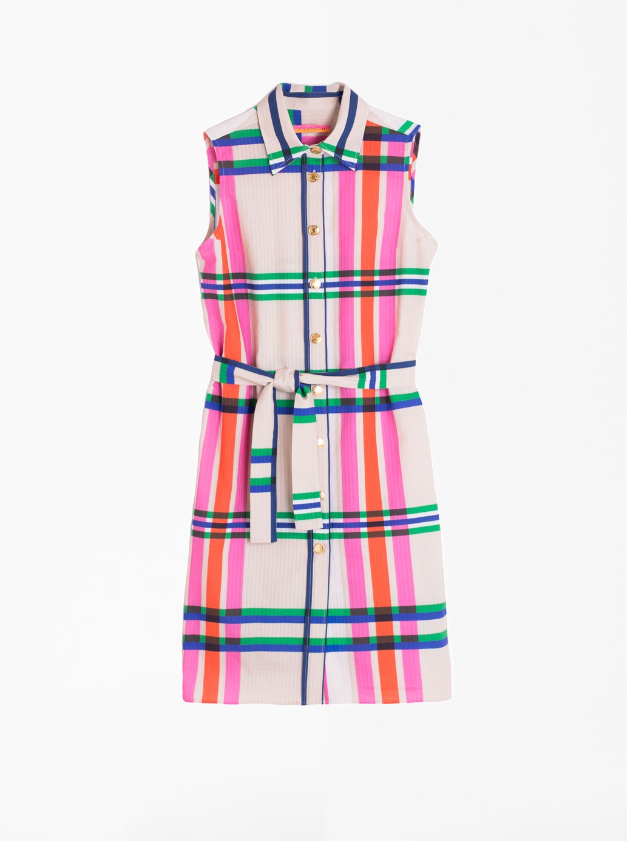 Vilagallo Mariya Print Dress