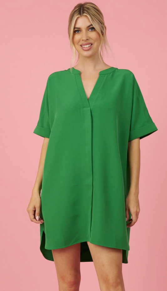 Glam V-Neck Dress