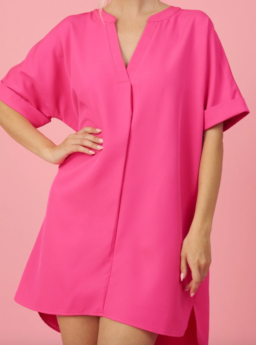 Glam V-Neck Dress