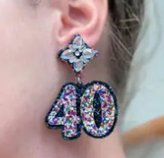 Prep Obsessed Birthday Earrings