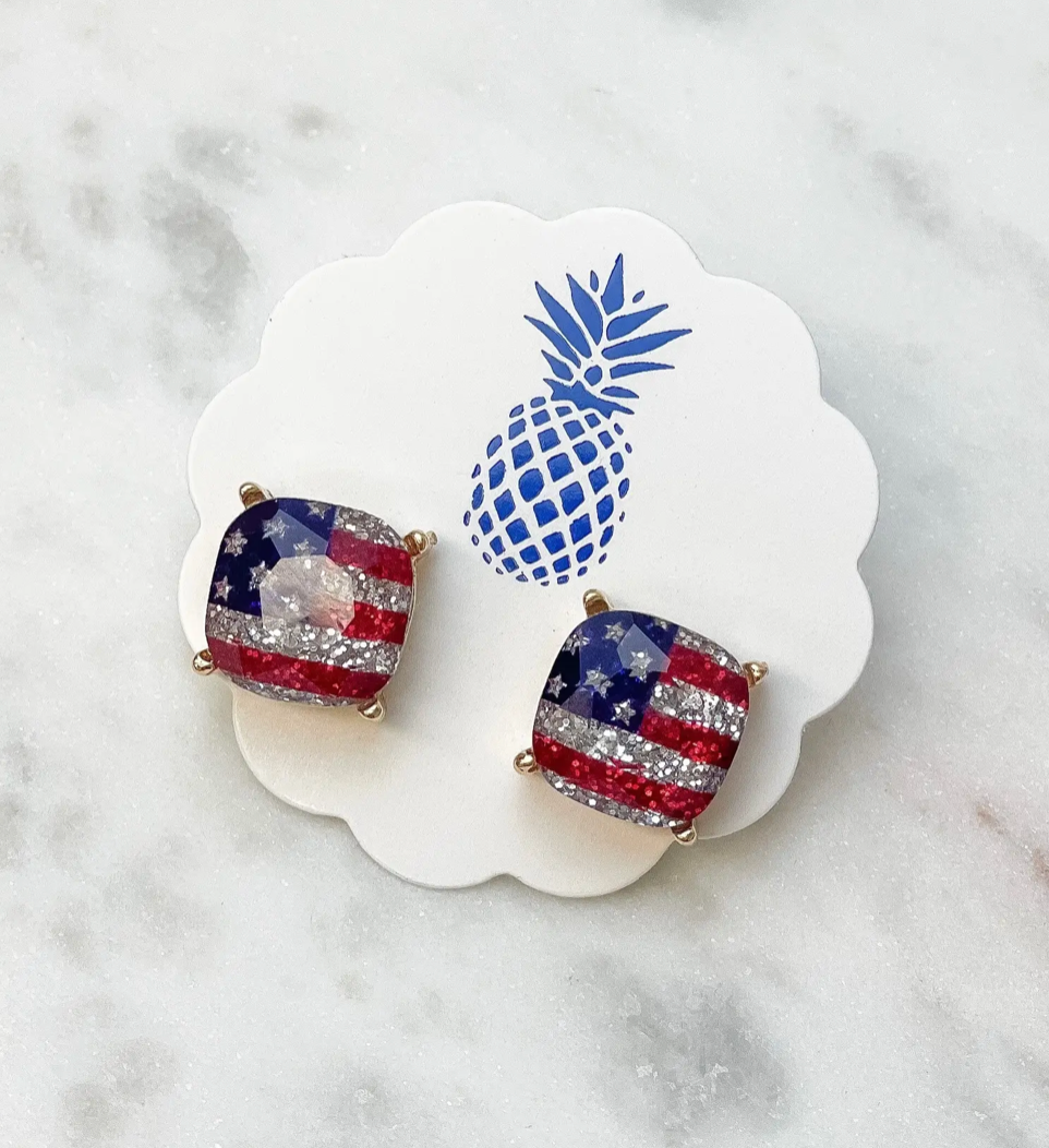 Prep Obsessed Stud Earrings