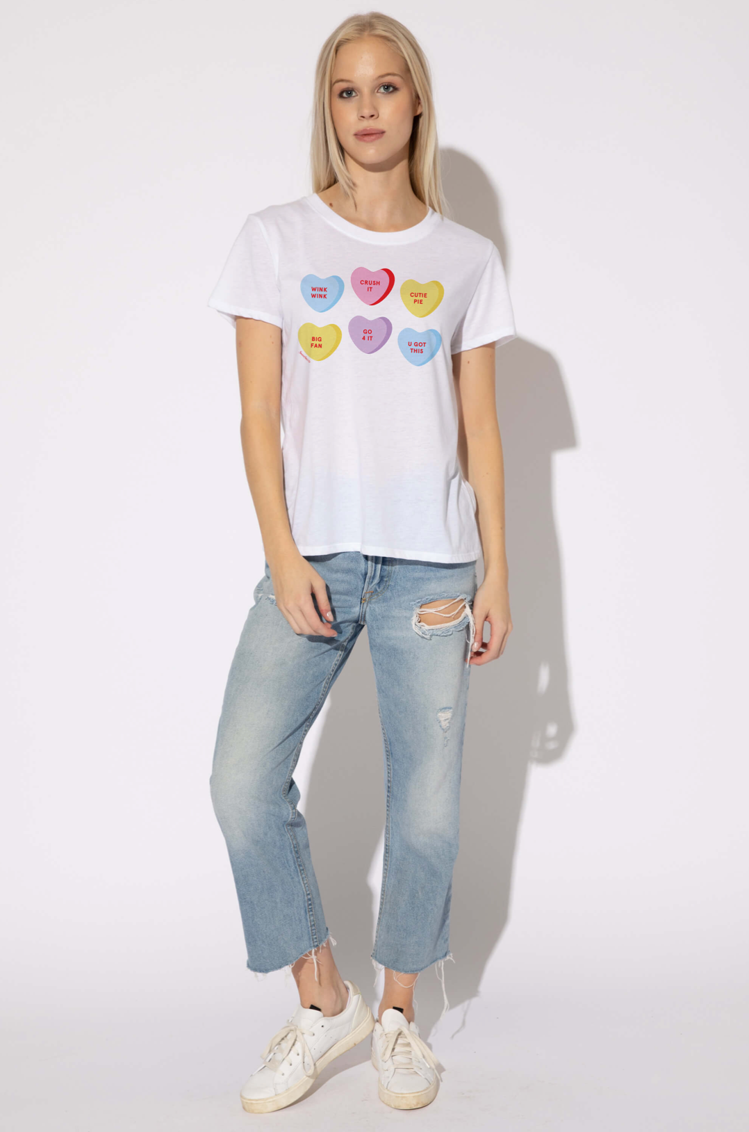 Sub_Urban Riot Candy Hearts Loose Tee