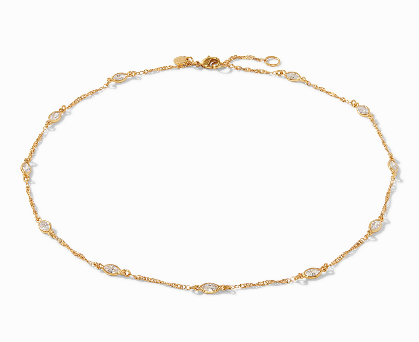 Julie Vos Charlotte Delicate Station Necklace