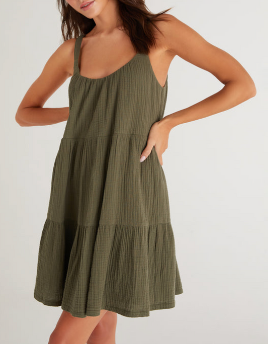 Z Supply Danny Gauze Mini Dress