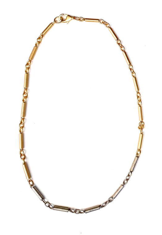 LJ Sonder Dynamite Short Mixed Chain Necklace