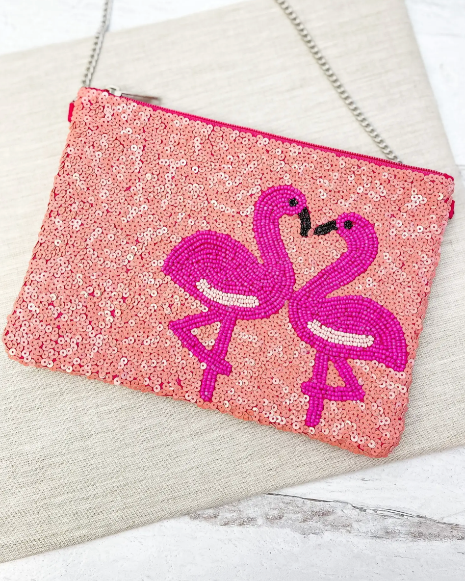 Prep Obsessed Beaded Clutch