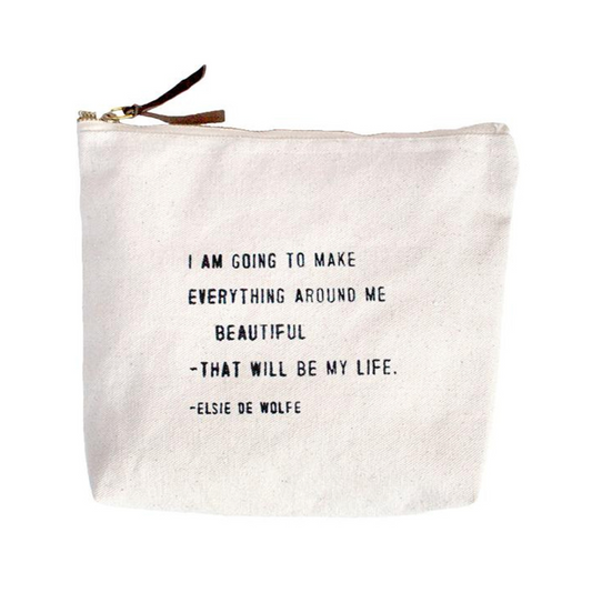Sugarboo & Co. Canvas Zip Bag