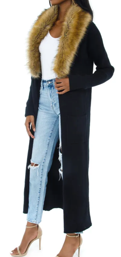 Mumu Lombardi Long Cardi