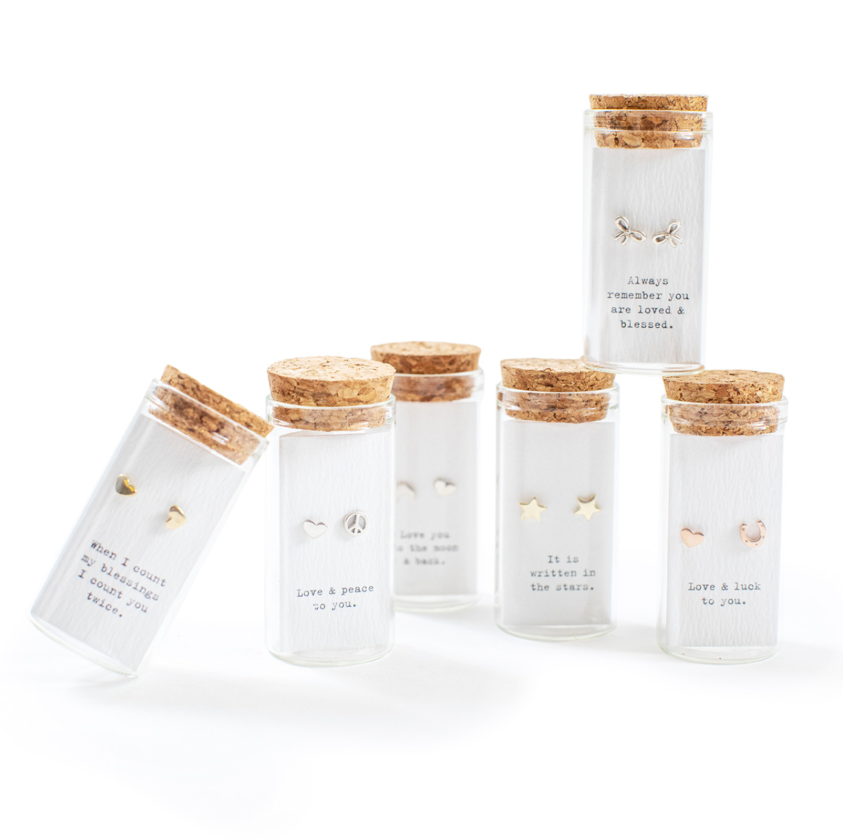 Sugarboo & Co. Message in a Bottle Earrings