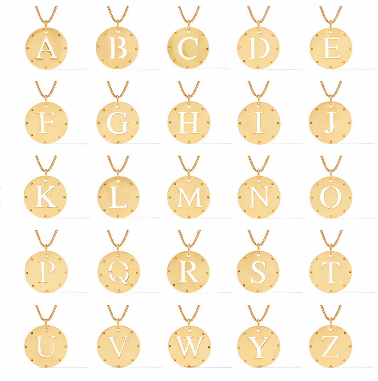 Julie Vos Monogram Pendant