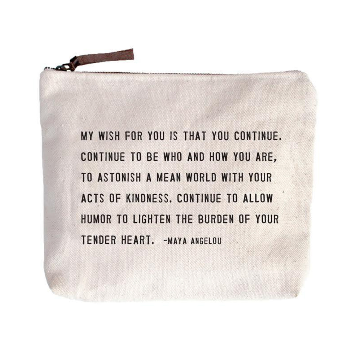 Sugarboo & Co. Canvas Zip Bag