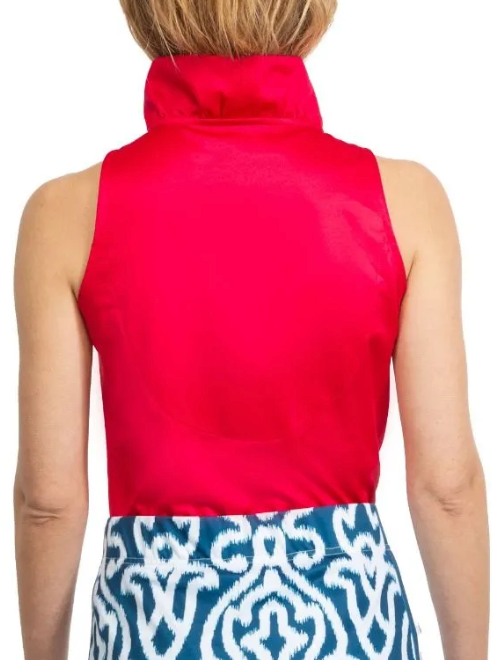 Gretchen Scott Sleeveless Ruffneck Top