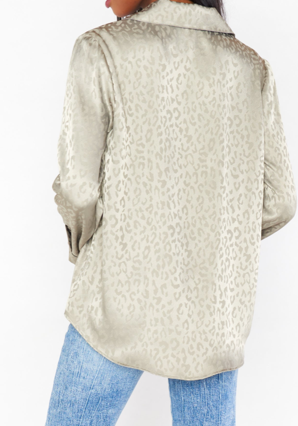 Mumu Smith Satin Button Down