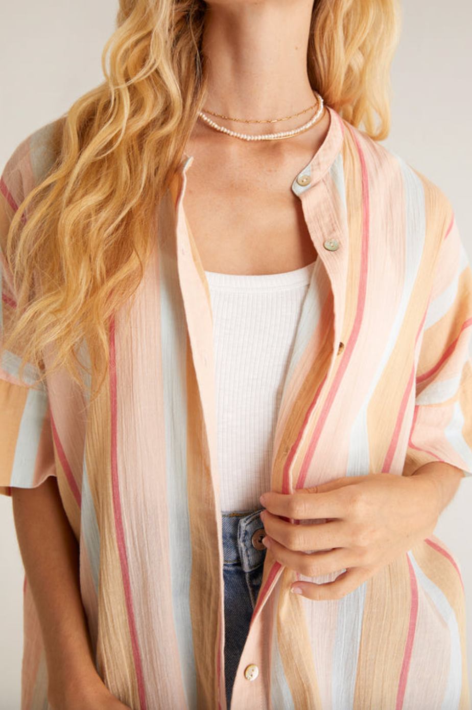 Z Supply Stripe Palma Shirt