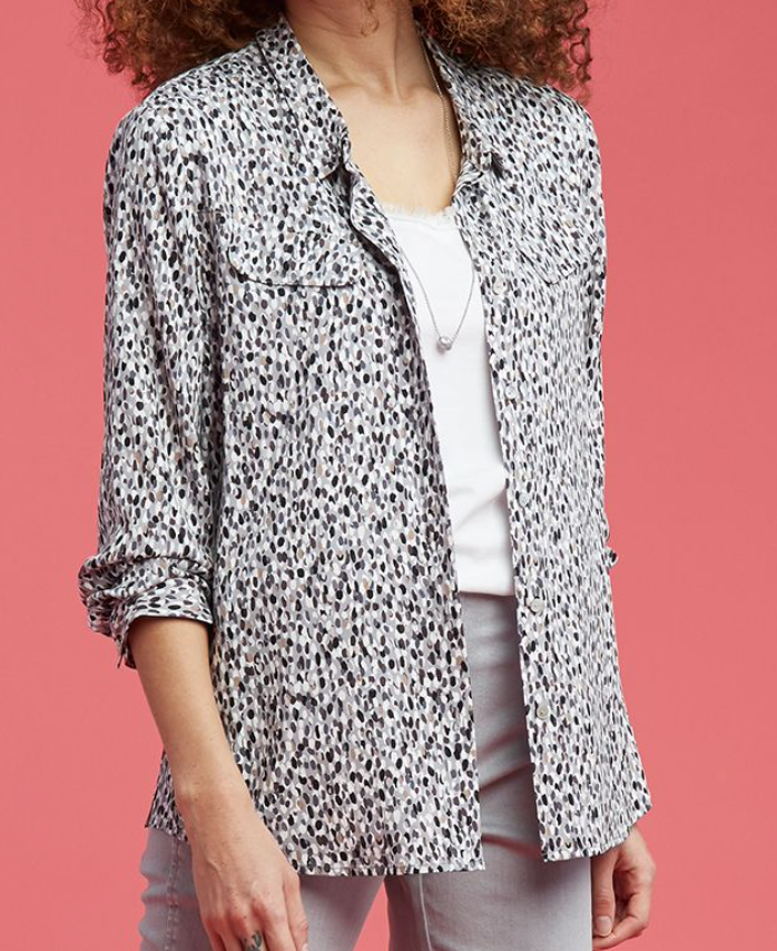 Nic + Zoe Textured Spot Live In Shirt