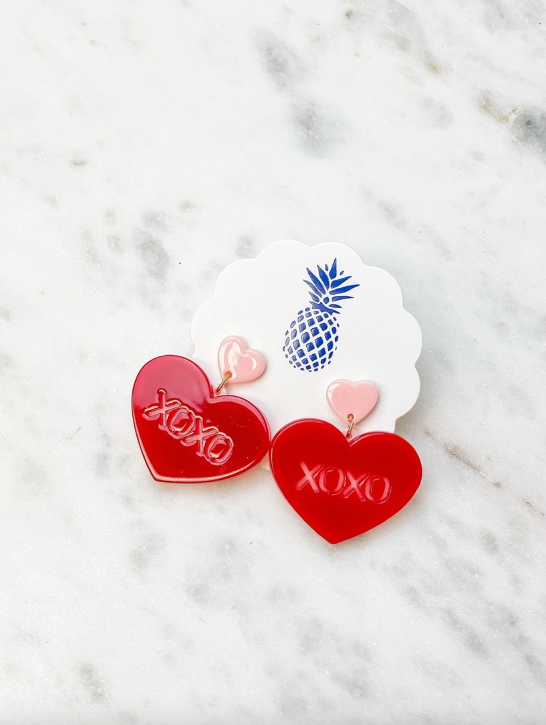 Prep Obsessed Valentine Earrings